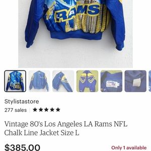 Vintage Starter •LA RAMS JACKET•